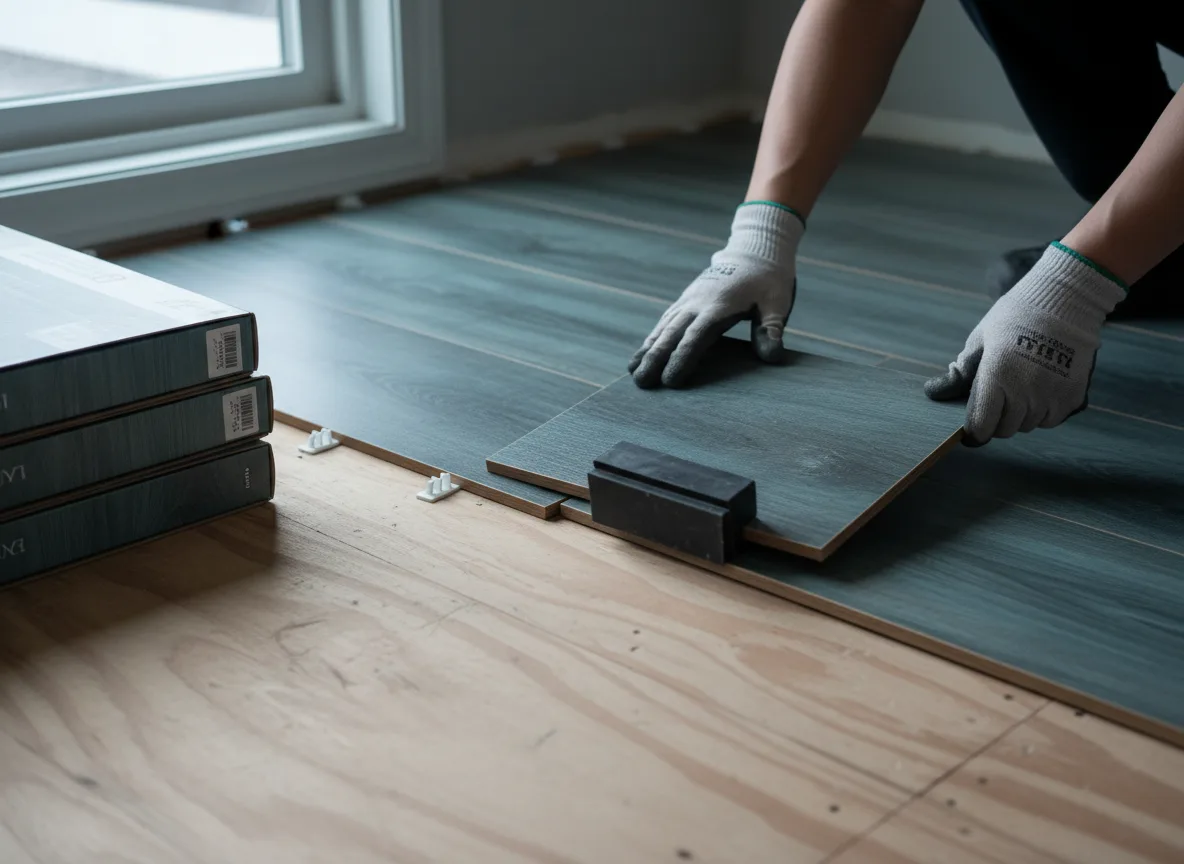 Luxury Vinyl Plank Installation company in Rexford, KS